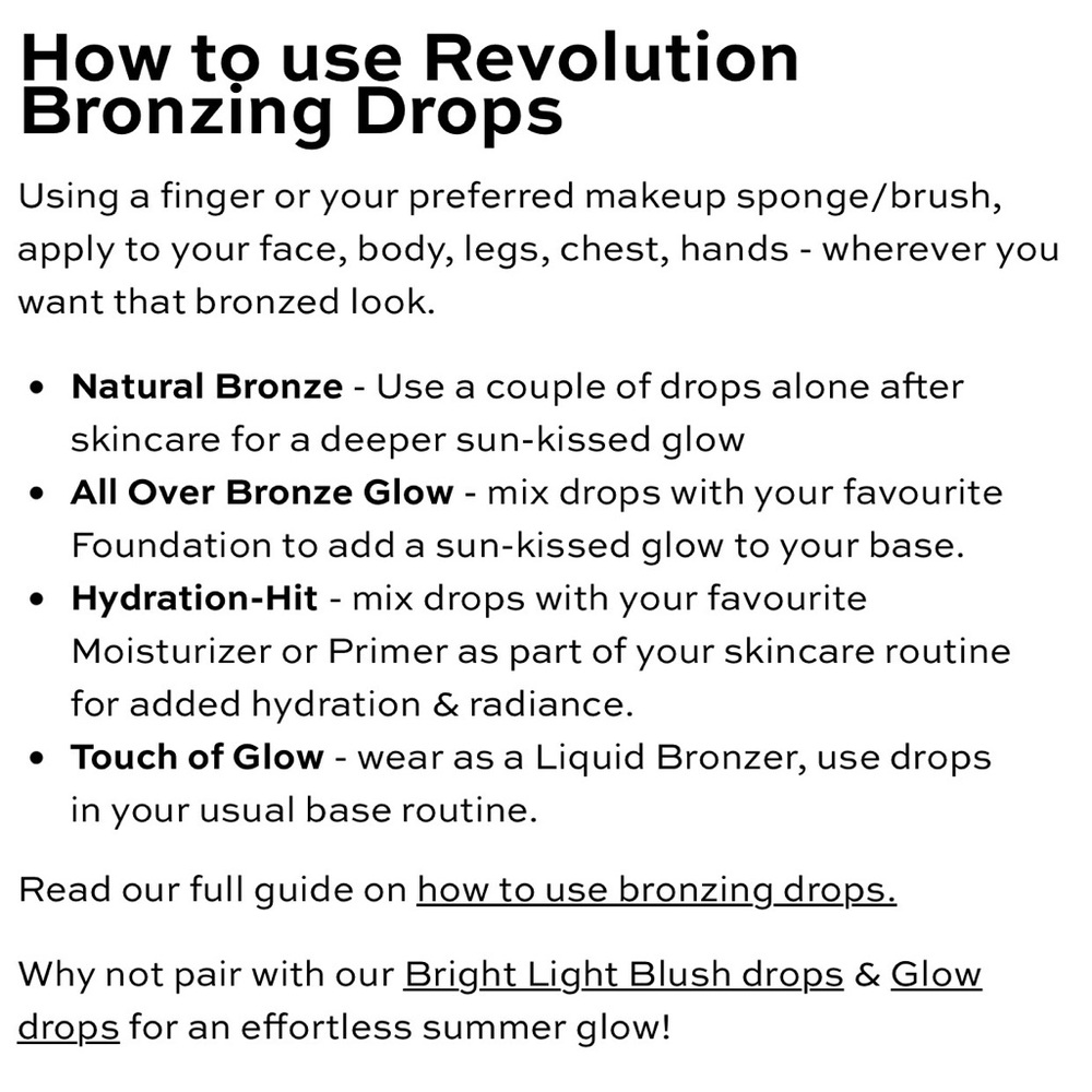 Revolution Bronzing Drops - Picture 9 of 12